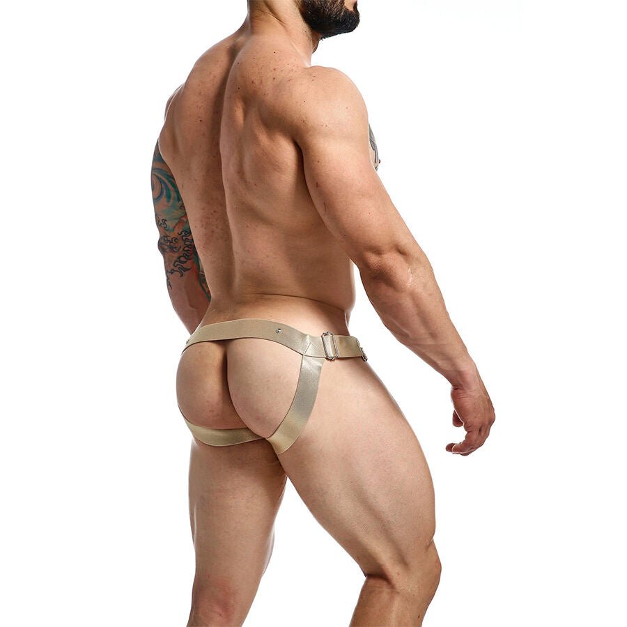 MOB - DNGEON JOCKSTRAP ANILLO PARA EL PENE DORADO TALLA ÚNICA - OMerotics