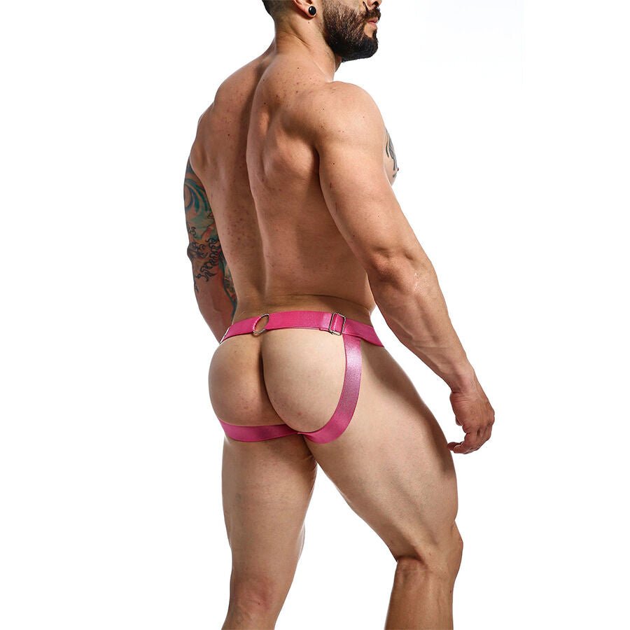 MOB - DNGEON JOCKSTRAP A PRESIÓN ROSA TALLA ÚNICA - OMerotics