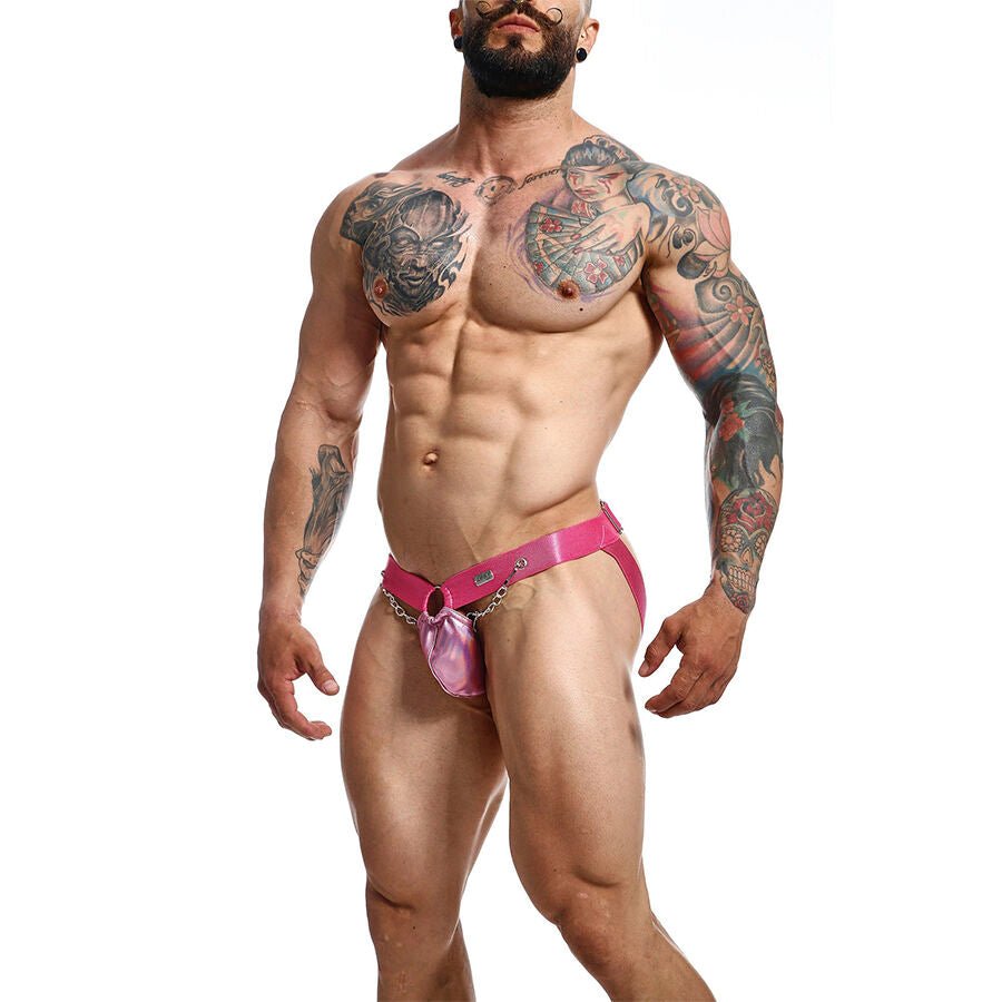 MOB - DNGEON JOCKSTRAP A PRESIÓN ROSA TALLA ÚNICA - OMerotics