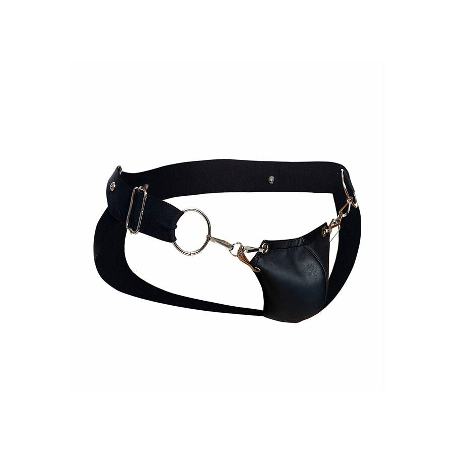 MOB - DNGEON JOCKSTRAP NEGRO A PRESIÓN TALLA ÚNICA - OMerotics
