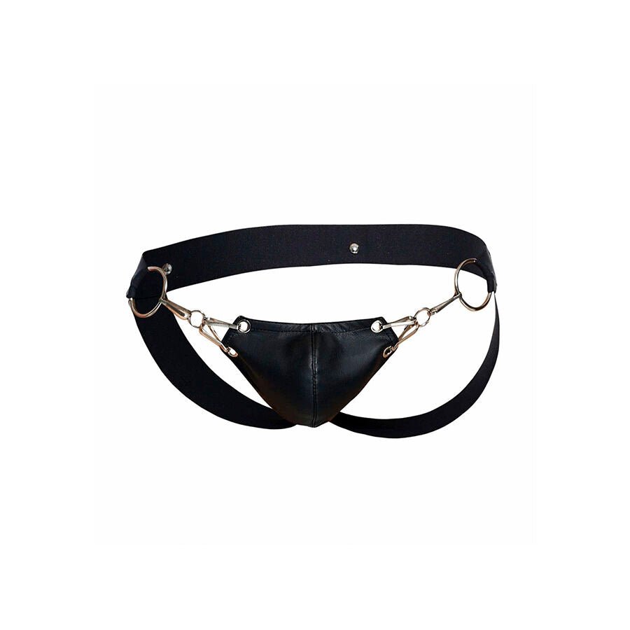 MOB - DNGEON JOCKSTRAP NEGRO A PRESIÓN TALLA ÚNICA - OMerotics