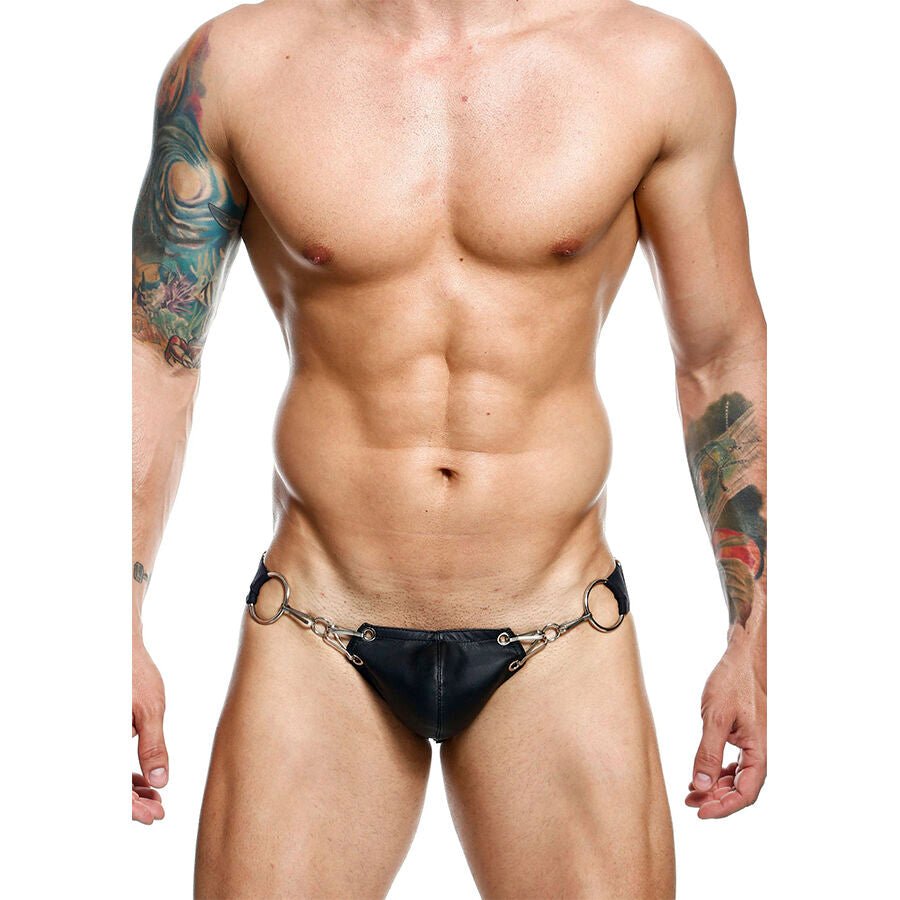 MOB - DNGEON JOCKSTRAP NEGRO A PRESIÓN TALLA ÚNICA - OMerotics