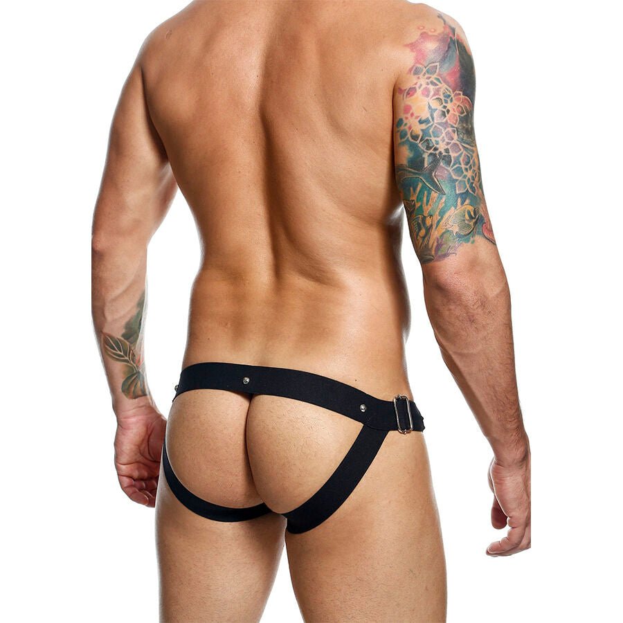 MOB - DNGEON JOCKSTRAP NEGRO A PRESIÓN TALLA ÚNICA - OMerotics