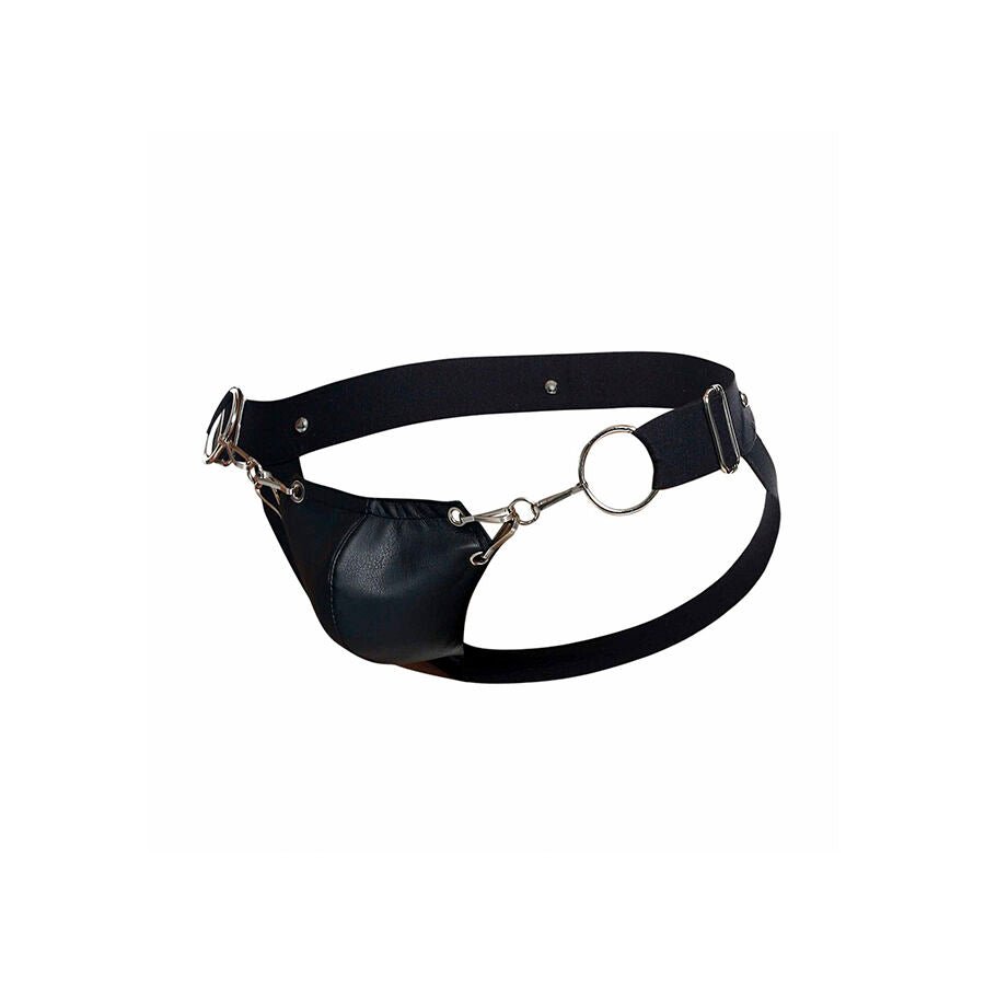 MOB - DNGEON JOCKSTRAP NEGRO A PRESIÓN TALLA ÚNICA - OMerotics