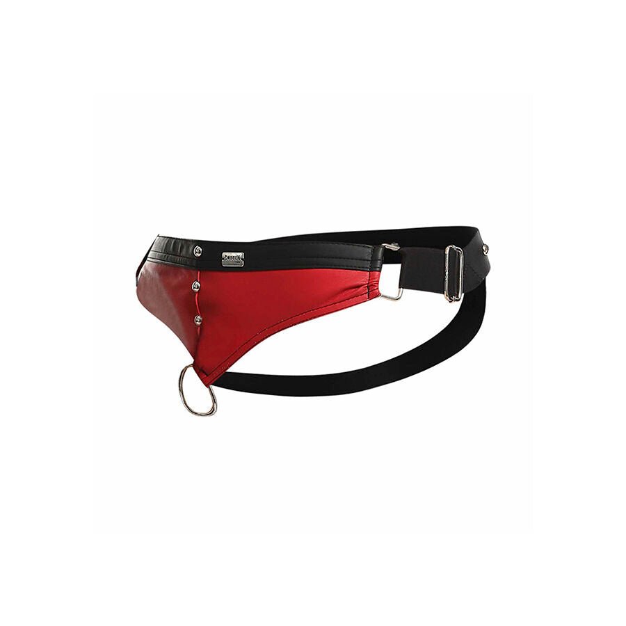 MOB - DNGEON JOCKSTRAP ANILLO PARA EL PENE ROJO TALLA ÚNICA - OMerotics