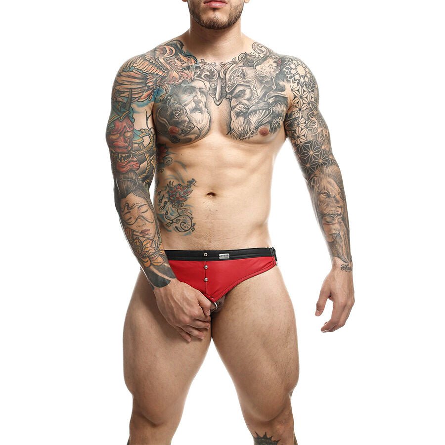 MOB - DNGEON JOCKSTRAP ANILLO PARA EL PENE ROJO TALLA ÚNICA - OMerotics