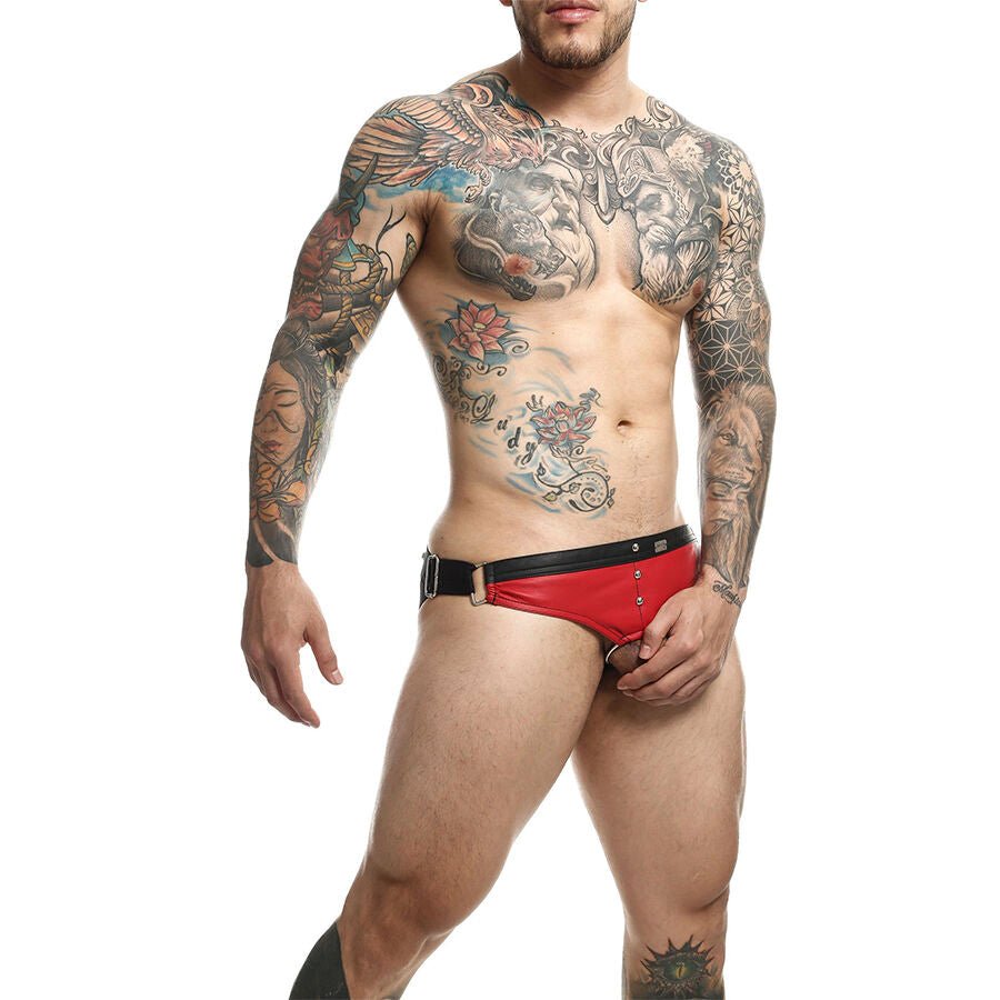 MOB - DNGEON JOCKSTRAP ANILLO PARA EL PENE ROJO TALLA ÚNICA - OMerotics