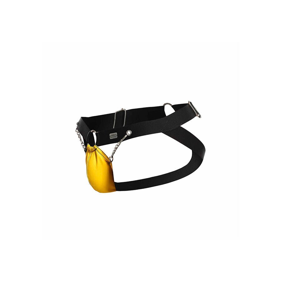 MOB - DNGEON JOCKSTRAP AMARILLO CON CADENAS TALLA ÚNICA - OMerotics