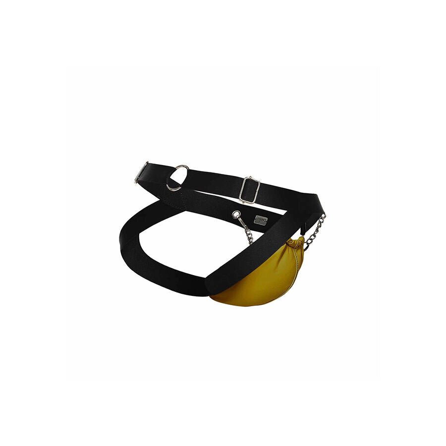 MOB - DNGEON JOCKSTRAP AMARILLO CON CADENAS TALLA ÚNICA - OMerotics