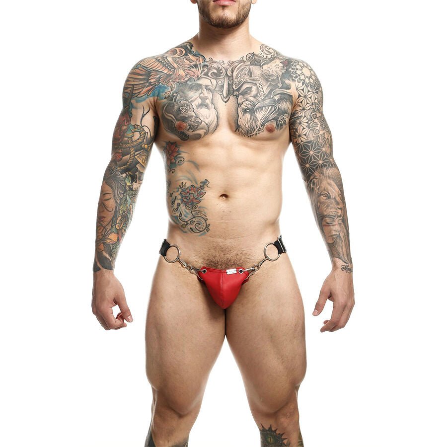 MOB - DNGEON JOCKSTRAP A PRESIÓN ROJO TALLA ÚNICA - OMerotics