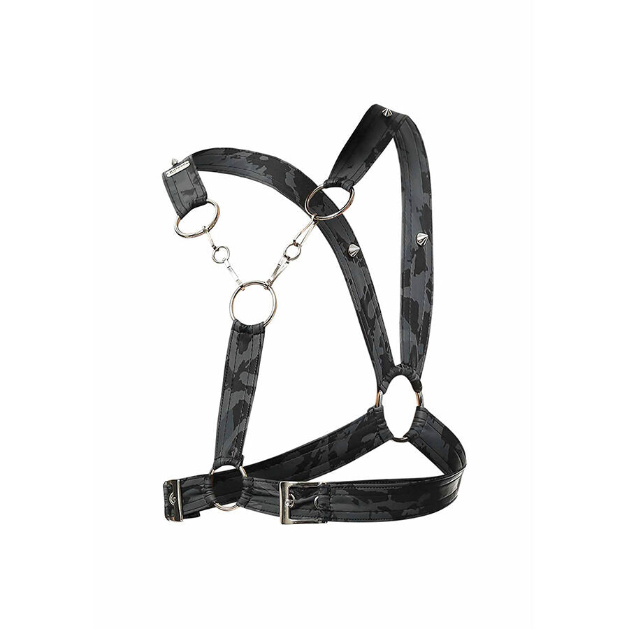 MOB - DNGEON ARNÉS PLATEADO CON CADENAS TALLA ÚNICA - OMerotics