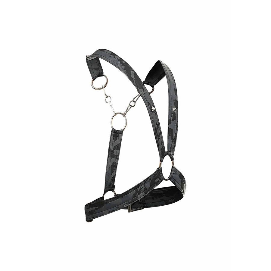 MOB - DNGEON ARNÉS PLATEADO CON CADENAS TALLA ÚNICA - OMerotics