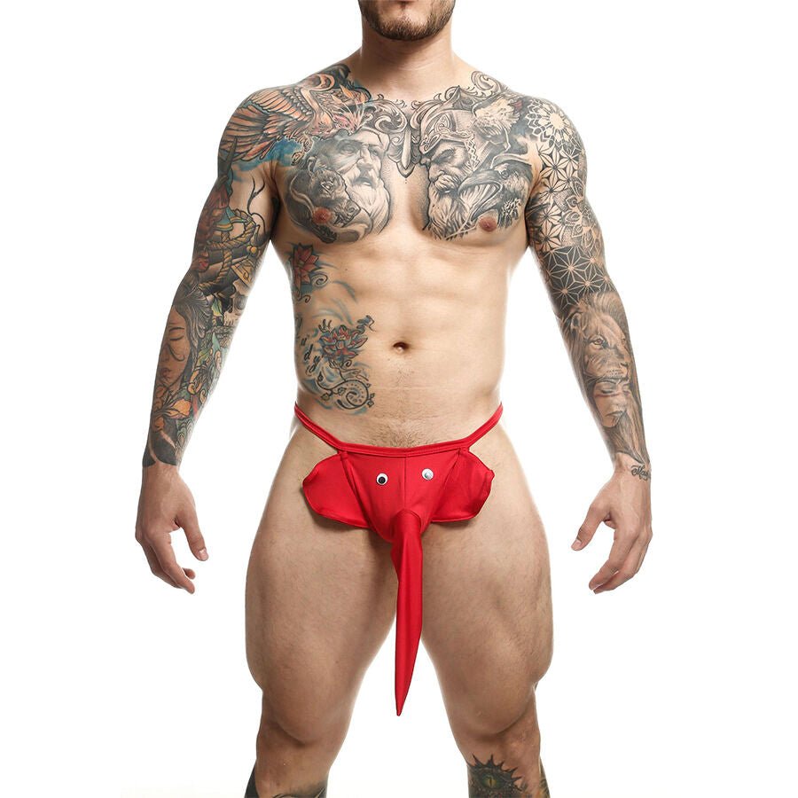 MOB - TANGA ELEFANTE ROJO TALLA ÚNICA - OMerotics
