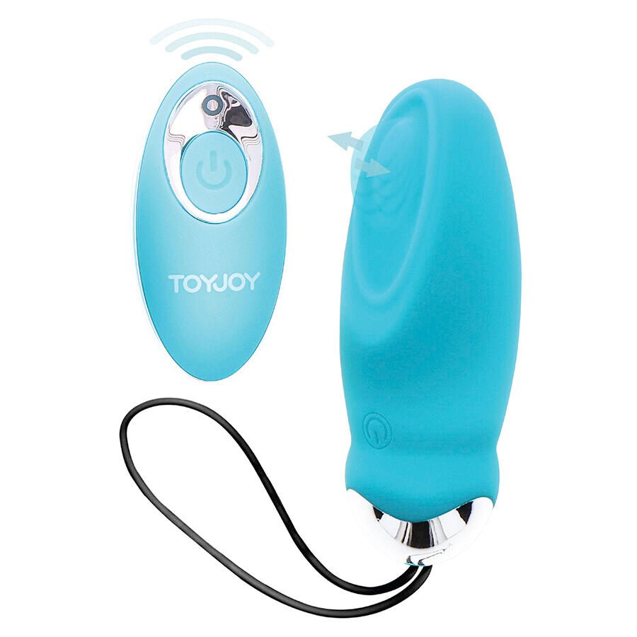 TOYJOY - HAPPINESS IM SO EGGCITED VIBRADOR CON CONTROL REMOTO AZUL - OMerotics