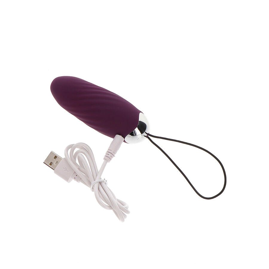 TOYJOY - HAPPINESS KNOCK KNOCK EGGSTAVAGANT VIBRADOR CON CONTROL REMOTO MORADO - OMerotics