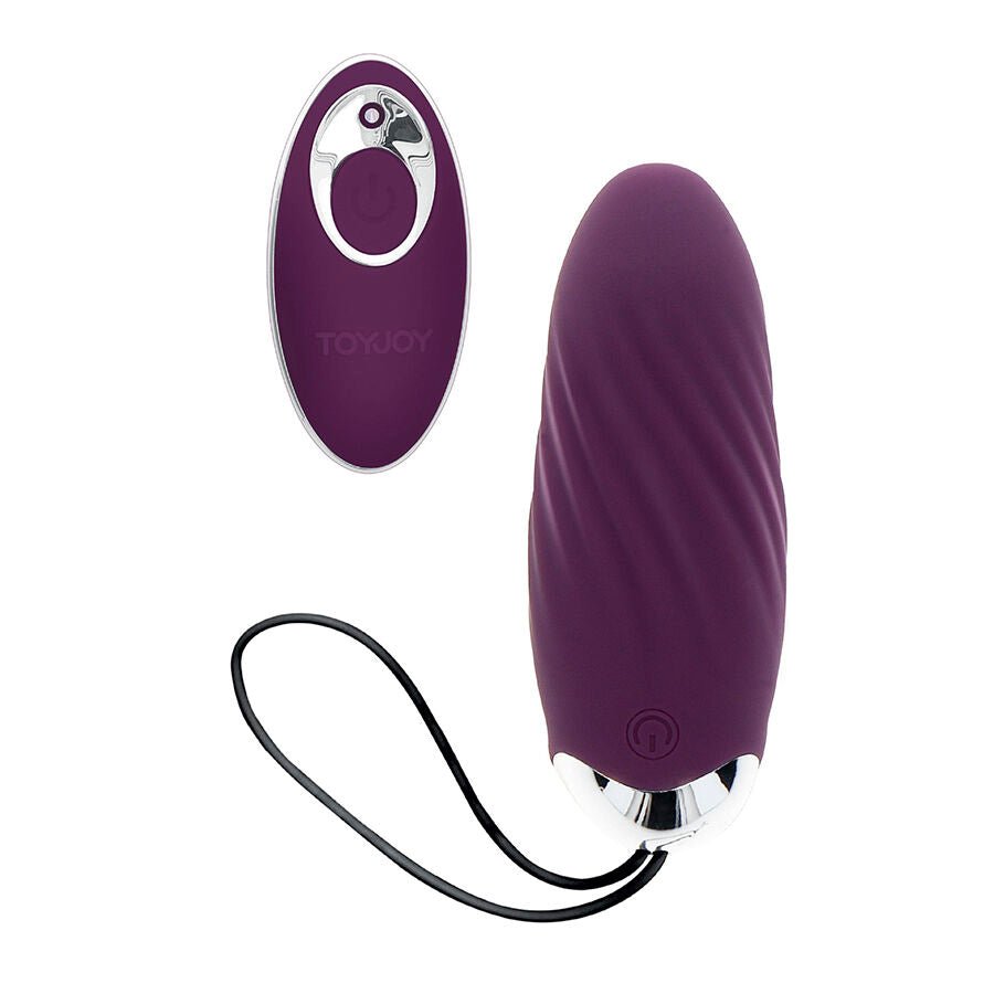 TOYJOY - HAPPINESS KNOCK KNOCK EGGSTAVAGANT VIBRADOR CON CONTROL REMOTO MORADO - OMerotics