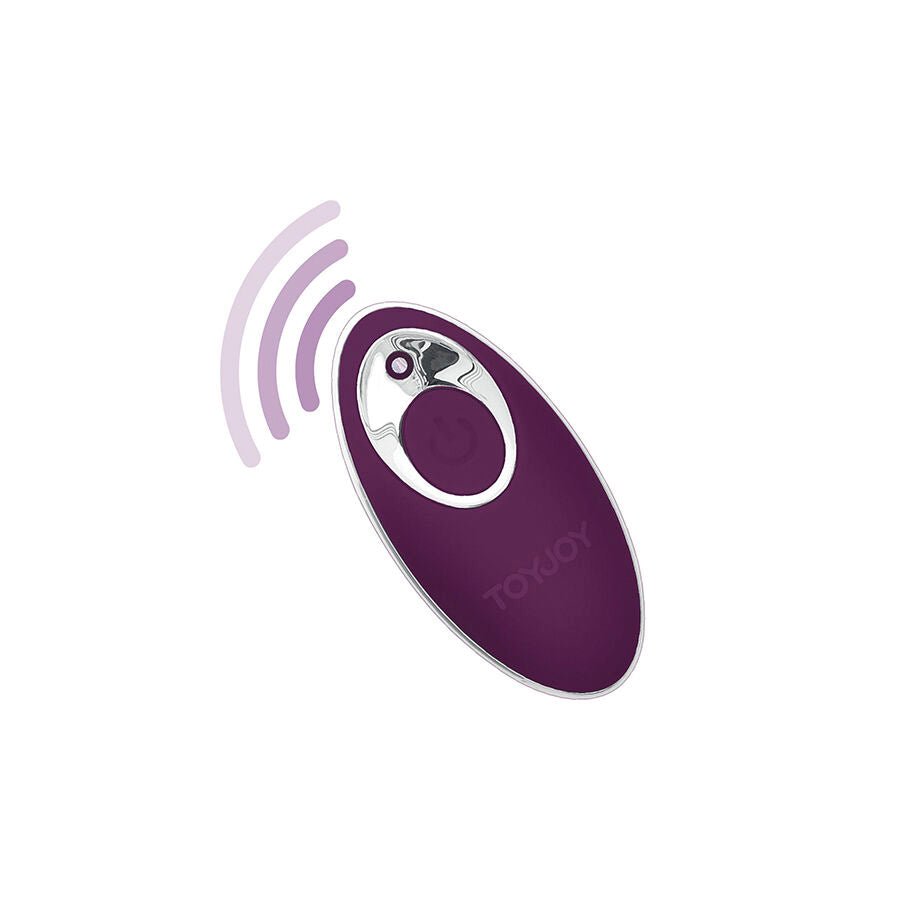 TOYJOY - HAPPINESS KNOCK KNOCK EGGSTAVAGANT VIBRADOR CON CONTROL REMOTO MORADO - OMerotics