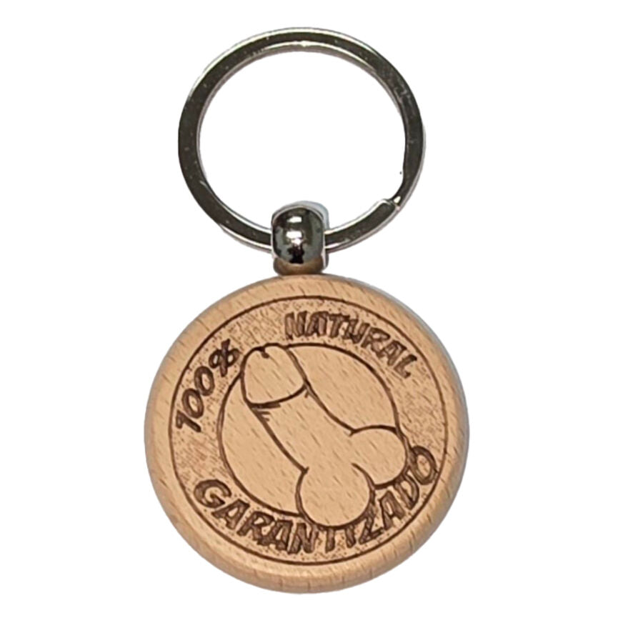 HOT DEVIL - PENIS-SHAPED WOOD KEYRING