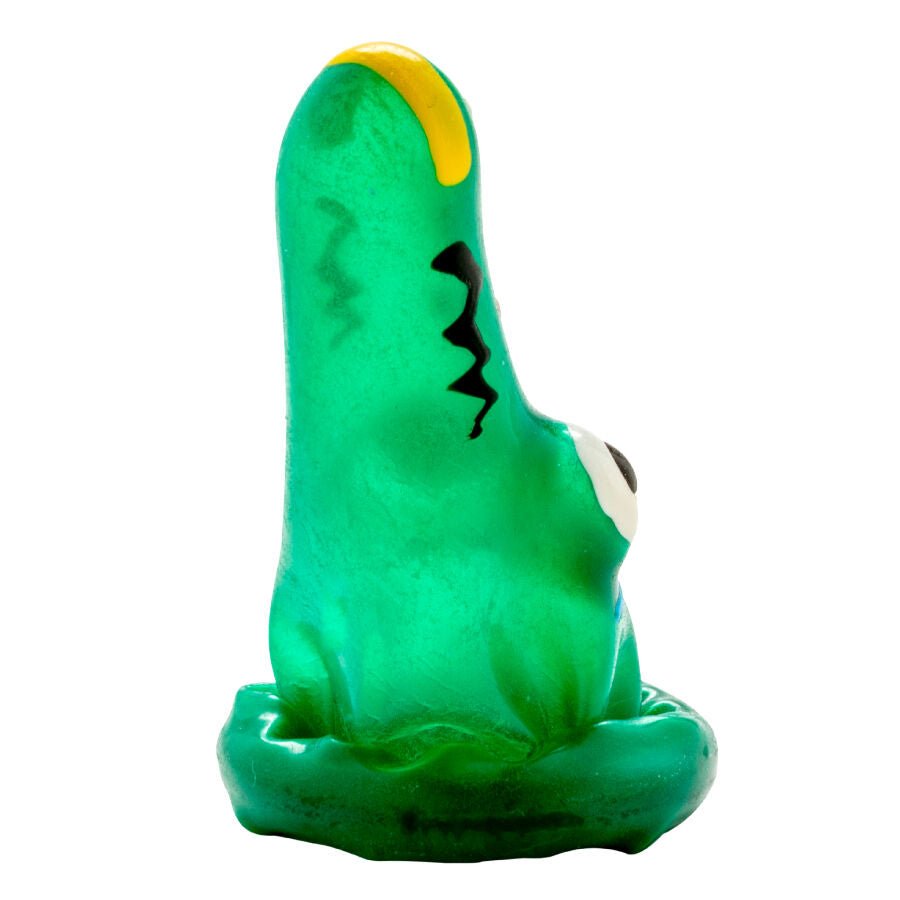CONDOMERIE - PRESERVATIVO DECORATIVO PINTADO A MANO COCODRILO MODELO 1 - OMerotics