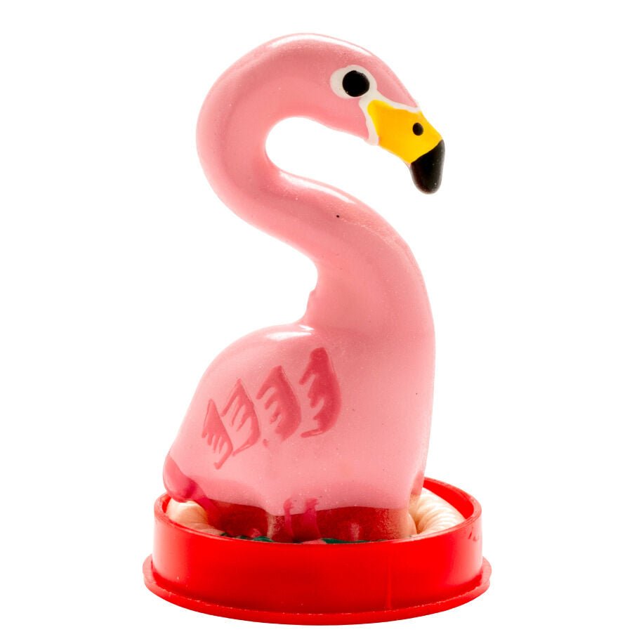 CONDOMERIE - PRESERVATIVO DECORATIVO PINTADO A MANO FLAMENCO ROSA - OMerotics