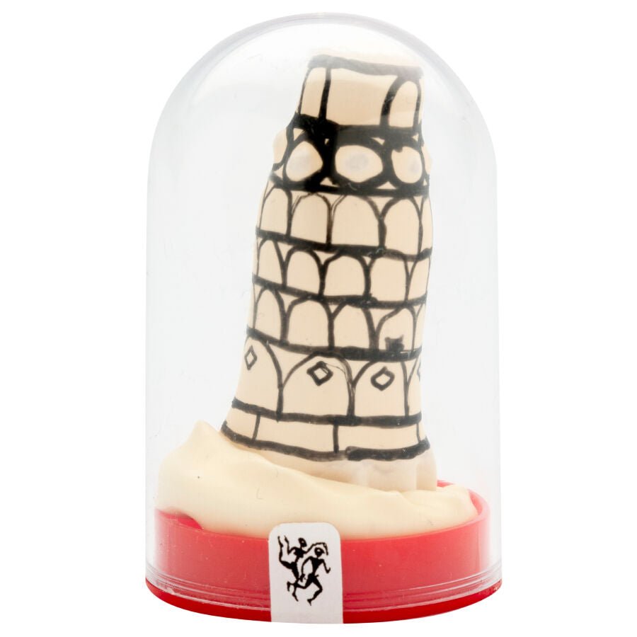 CONDOMERIE - PRESERVATIVO DECORATIVO PINTADO A MANO TORRE DE PISA - OMerotics