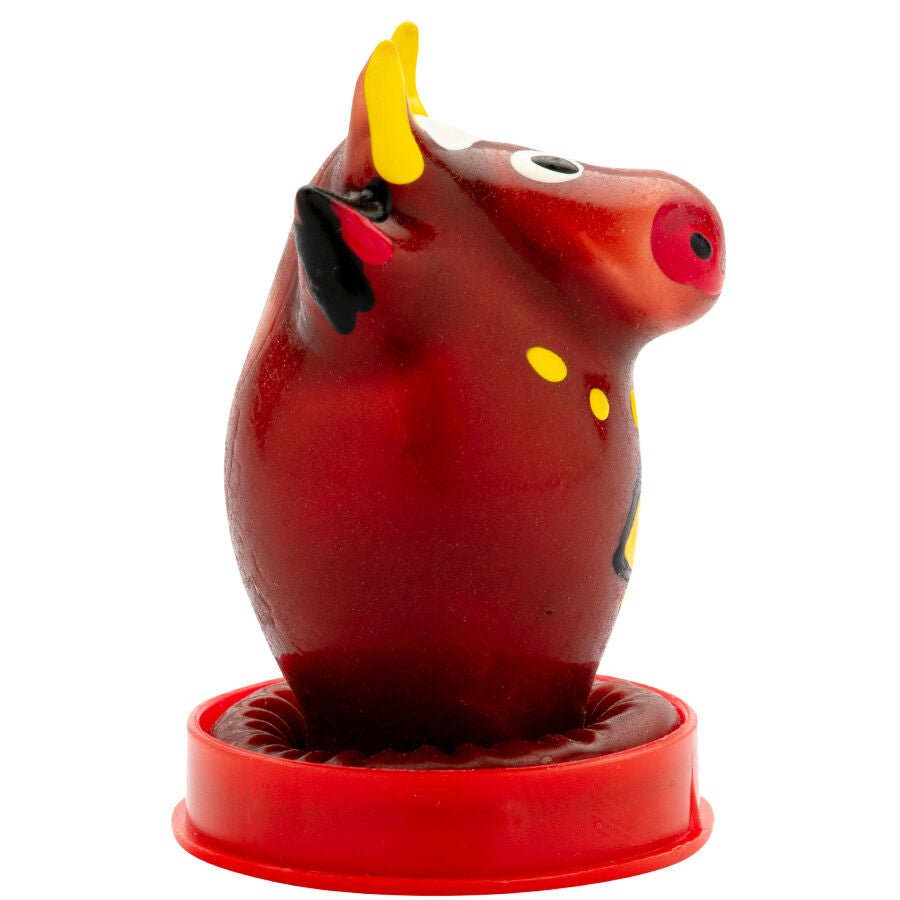 CONDOMERIE - PRESERVATIVO DECORATIVO PINTADO A MANO TORO MODELO 1 - OMerotics