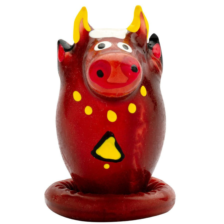 CONDOMERIE - PRESERVATIVO DECORATIVO PINTADO A MANO TORO MODELO 1 - OMerotics