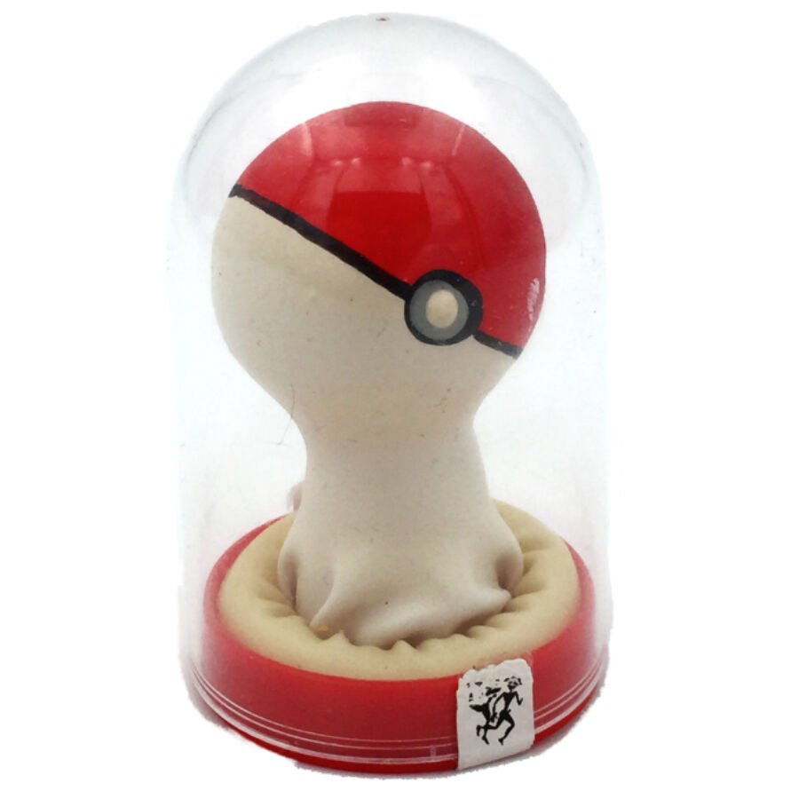 CONDOMERIE - PRESERVATIVO DECORATIVO PINTADO A MANO POKEBOLA ROJO-BLANCO - OMerotics