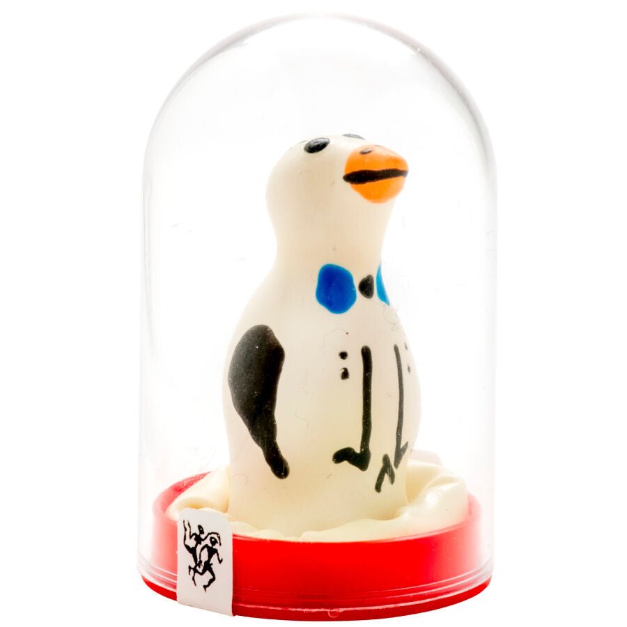 CONDOMERIE - PRESERVATIVO DECORATIVO PINTADO A MANO PINGÜINO - OMerotics