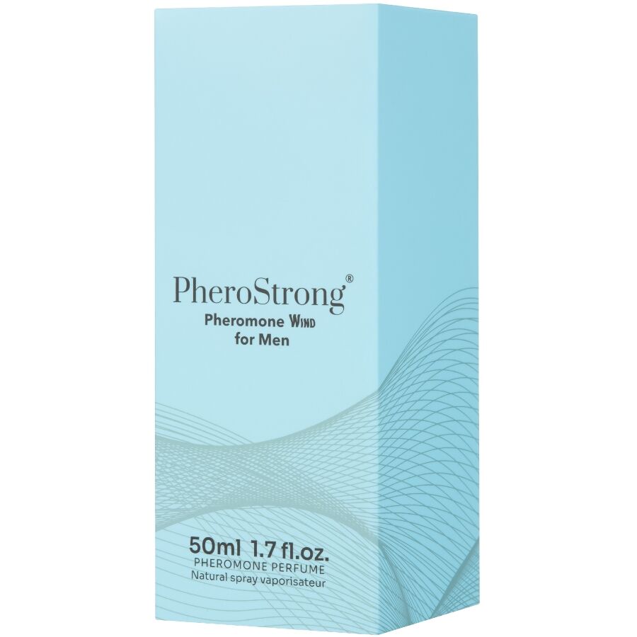 PHEROSTRONG - PERFUME CON FEROMONAS WIND PARA HOMBRE 50 ML - OMerotics