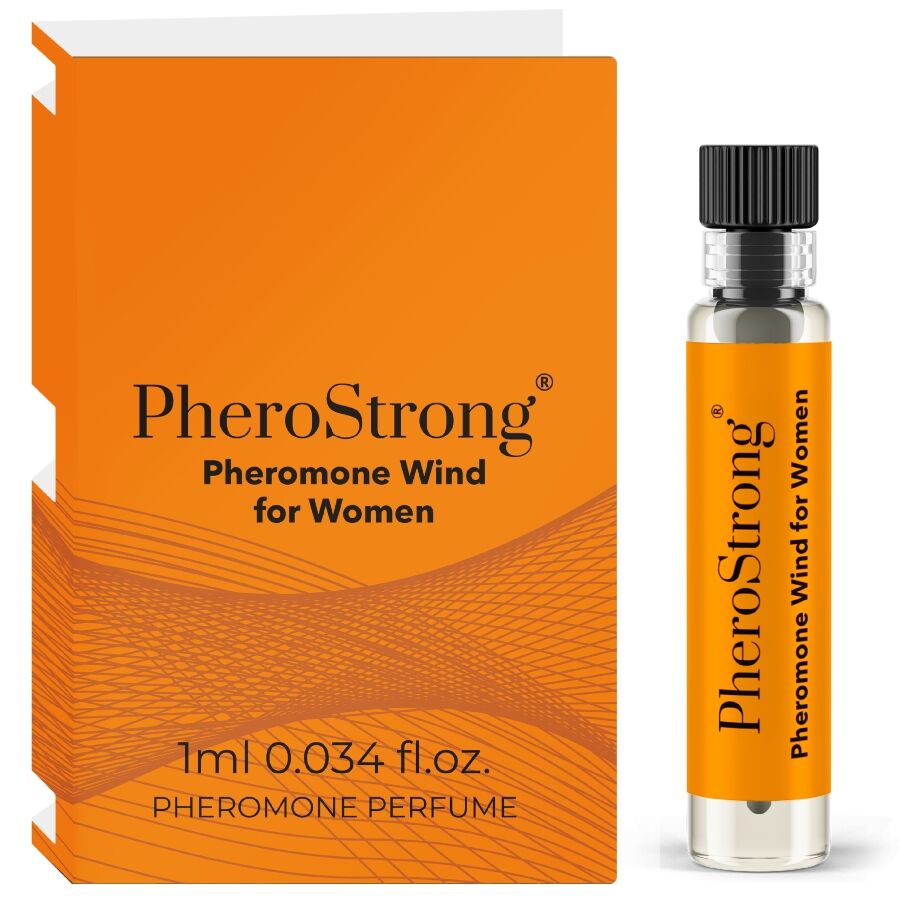 PHEROSTRONG - PERFUME CON FEROMONAS WIND PARA MUJER 1 ML - OMerotics