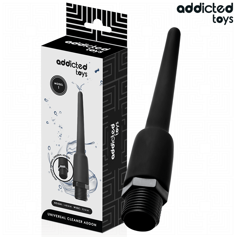 ADDICTED TOYS - LIMPIADOR ANAL CON ADAPTADOR UNIVERSAL MODELO 1 - OMerotics