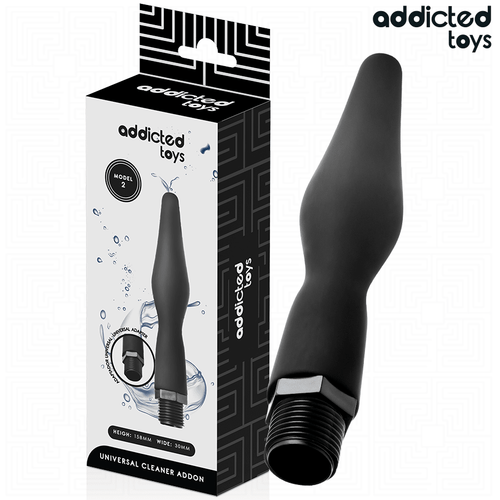 ADDICTED TOYS - LIMPIADOR ANAL CON ADAPTADOR UNIVERSAL MODELO 2 - OMerotics
