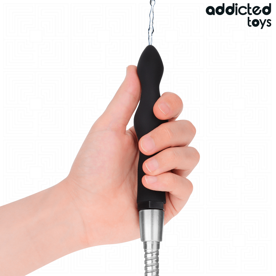 ADDICTED TOYS - LIMPIADOR ANAL CON ADAPTADOR UNIVERSAL MODELO 3 - OMerotics