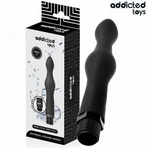 ADDICTED TOYS - LIMPIADOR ANAL CON ADAPTADOR UNIVERSAL MODELO 3 - OMerotics