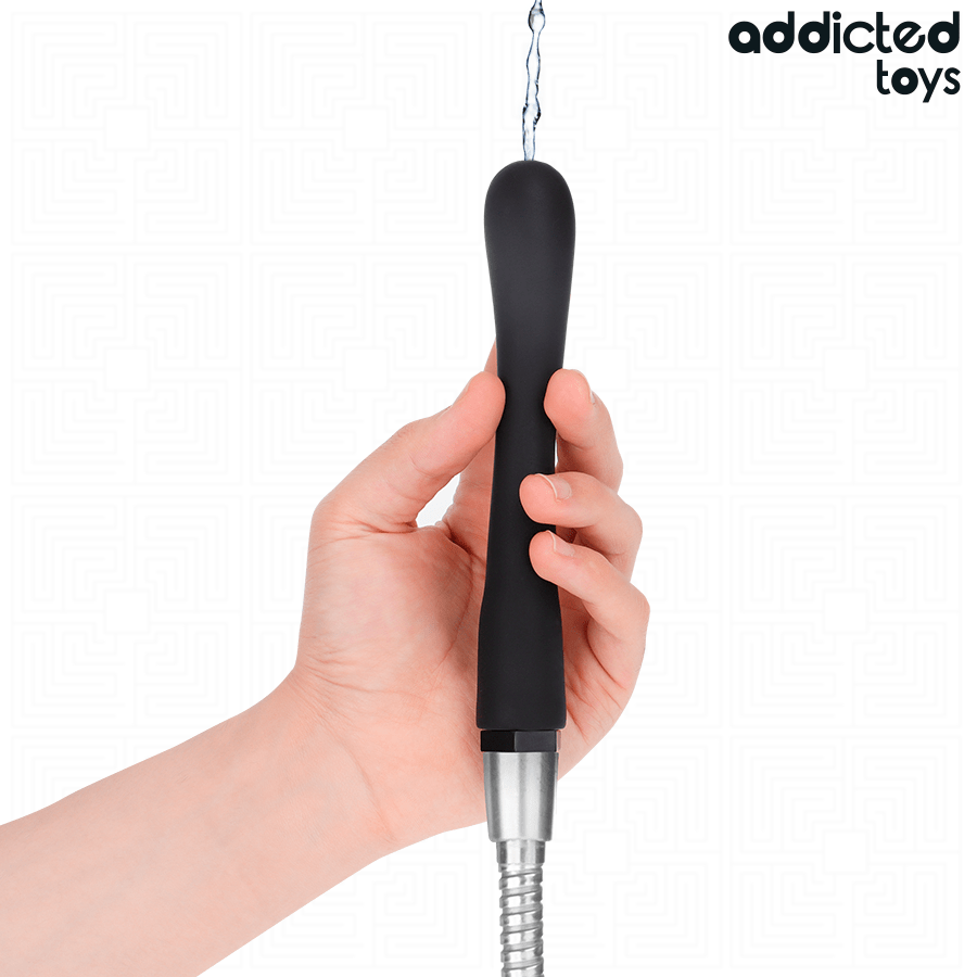 ADDICTED TOYS - LIMPIADOR ANAL CON ADAPTADOR UNIVERSAL MODELO 4 - OMerotics