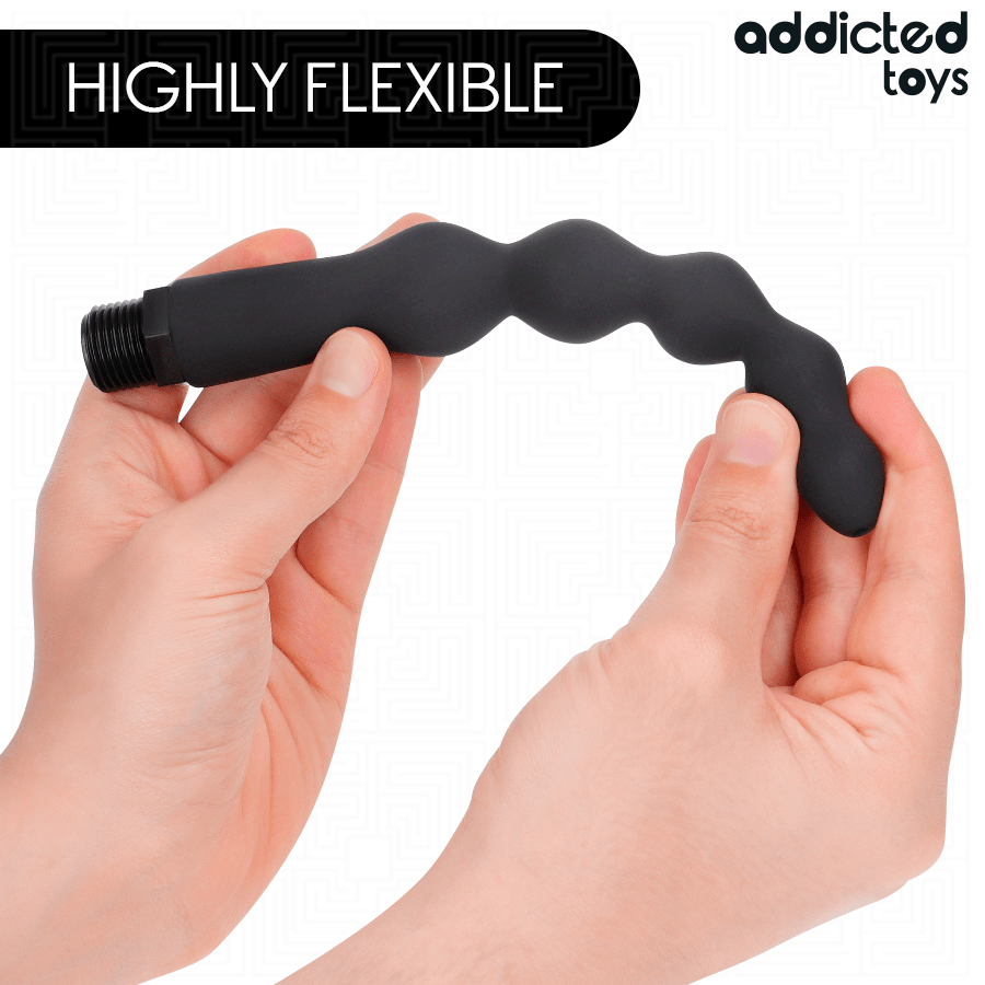 ADDICTED TOYS - LIMPIADOR ANAL CON ADAPTADOR UNIVERSAL MODELO 5 - OMerotics