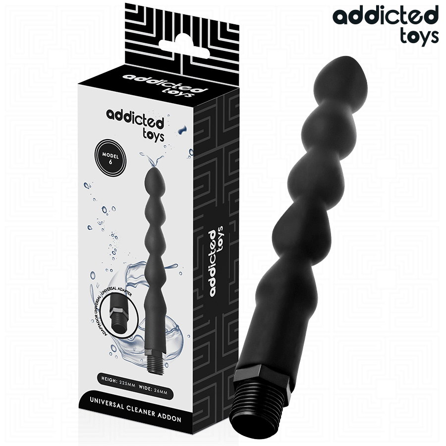 ADDICTED TOYS - LIMPIADOR ANAL CON ADAPTADOR UNIVERSAL MODELO 6 - OMerotics