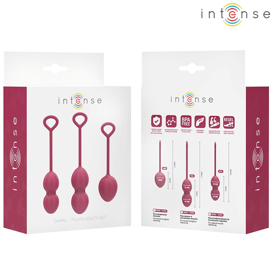 INTENSE - CHARLI KIT BOLAS KEGEL VIOLET - OMerotics