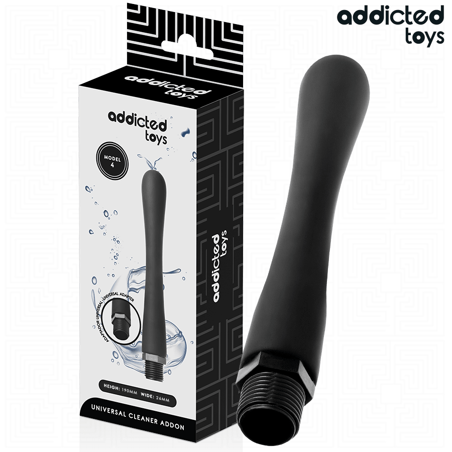 ADDICTED TOYS - LIMPIADOR ANAL CON ADAPTADOR UNIVERSAL MODELO 4 - OMerotics