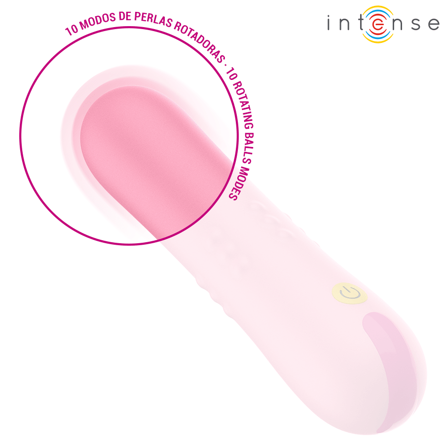 INTENSE - BARBARA VIBRADOR CON PERLAS GIRATORIAS - OMerotics