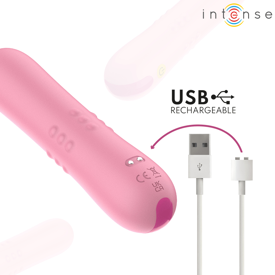 INTENSE - BARBARA VIBRADOR CON PERLAS GIRATORIAS - OMerotics