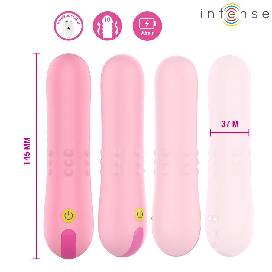 INTENSE - BARBARA VIBRADOR CON PERLAS GIRATORIAS - OMerotics