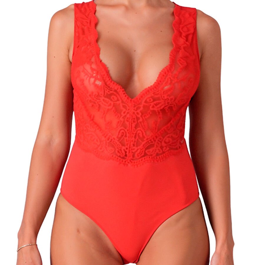 PASSION - EVALIE BODY ROJO S/M - OMerotics