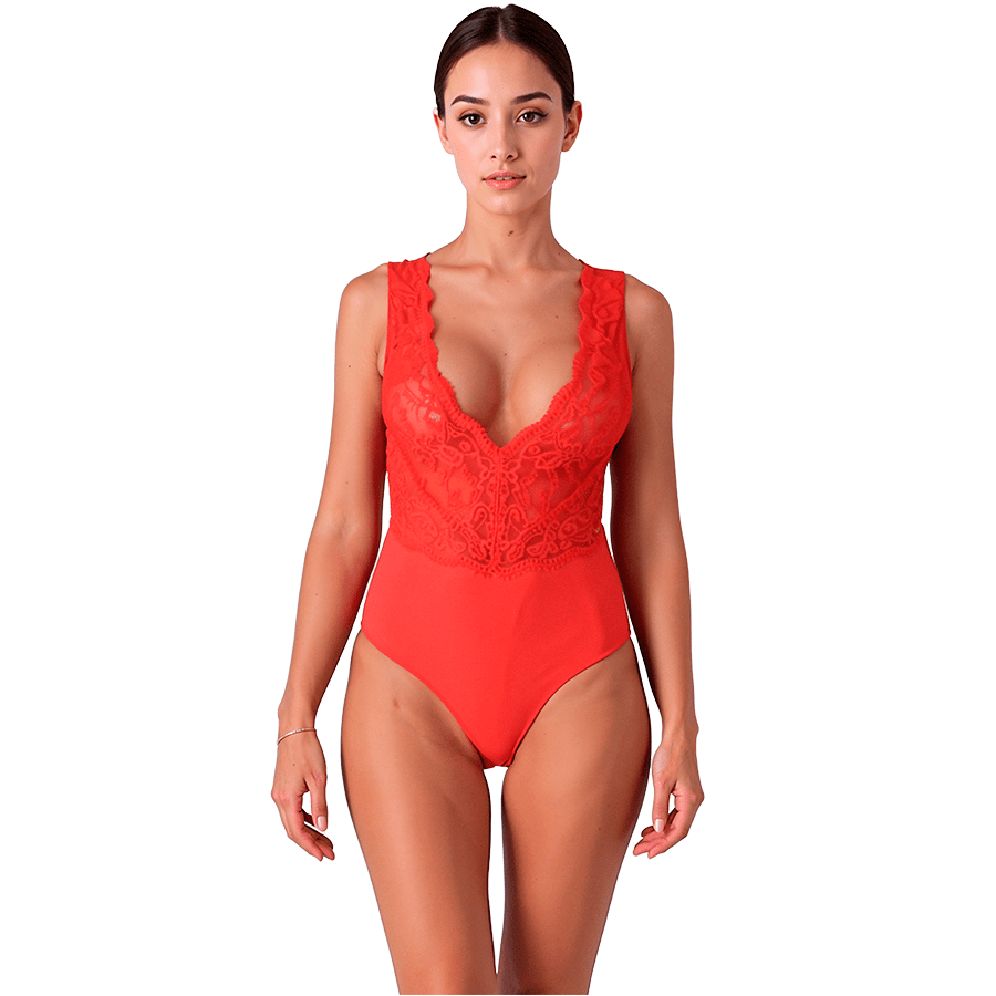 PASSION - EVALIE BODY ROJO S/M - OMerotics