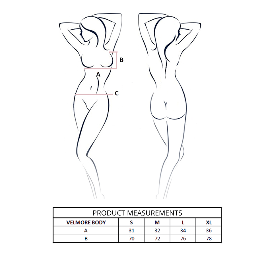 PASSION - VELMORE BODY AZUL S/M - OMerotics