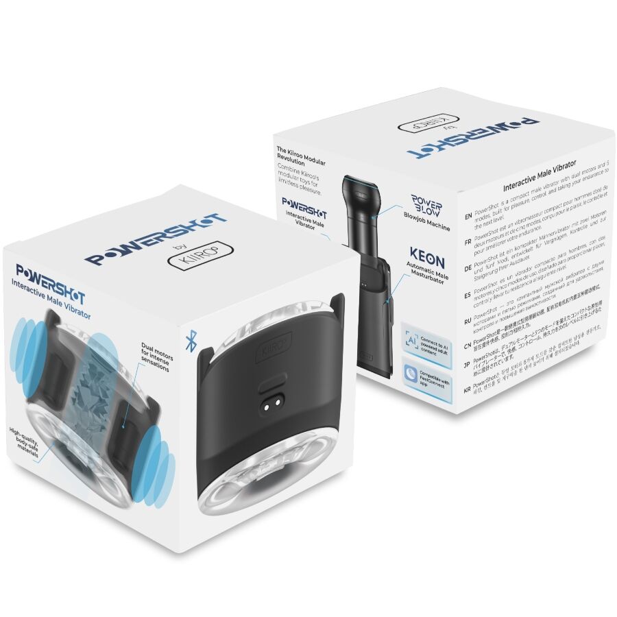 KIIROO - POWERSHOT TASCHEN-MÄNNER-VIBRATOR