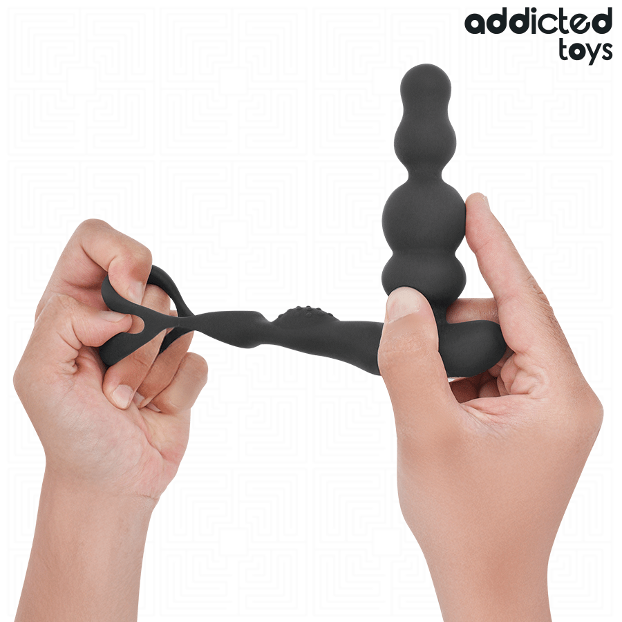 ADDICTED TOYS - MASAJEADOR PROSTÁTICO ROTATORIO CONTROL REMOTO - OMerotics