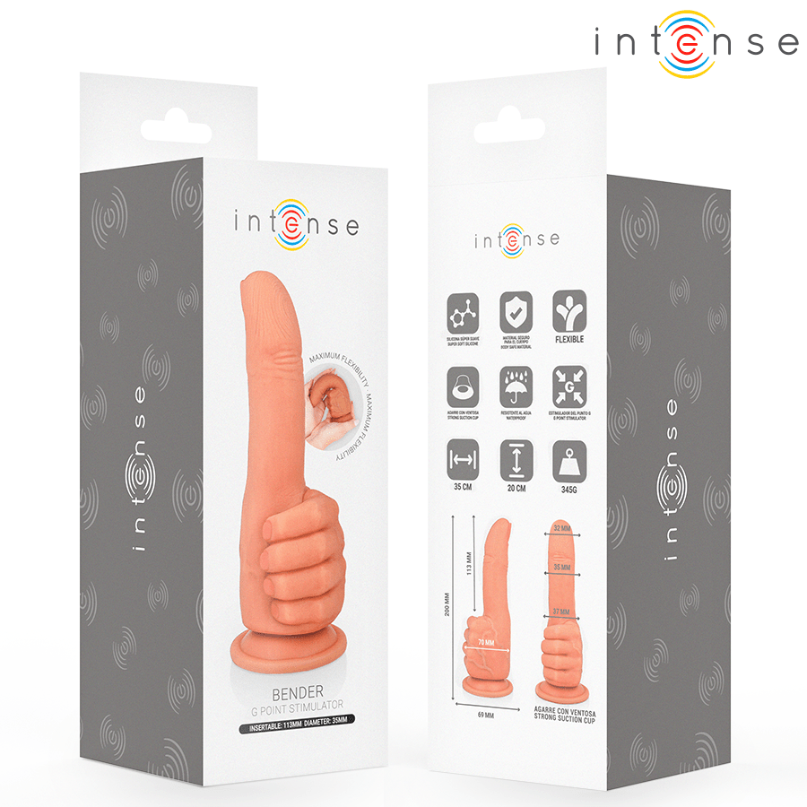 INTENSE - BENDER ESTIMULADOR PUNTO·G MANO FLEXIBLE 11,3 CM - OMerotics
