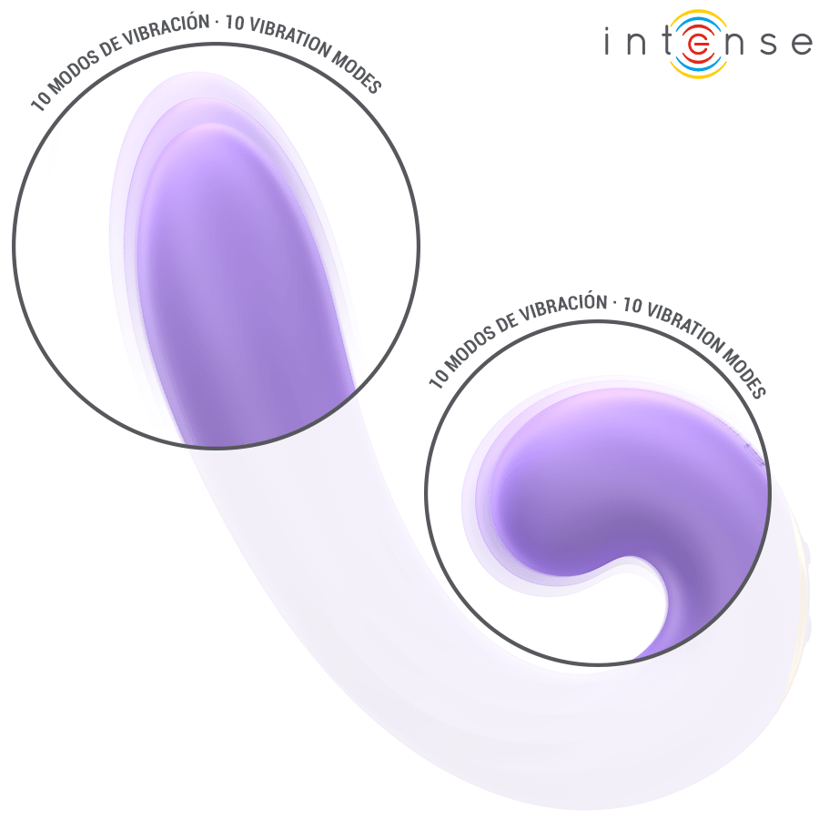 INTENSE - MERYL ESTIMULADOR CLÍTORIS DOBLE VIBRACIÓN - OMerotics